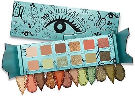 Urban Decay Wild Greens Eyeshadow Palette - 12 Shades - Nature-Inspired Greens & Earthy Neutrals ... | Amazon (US)