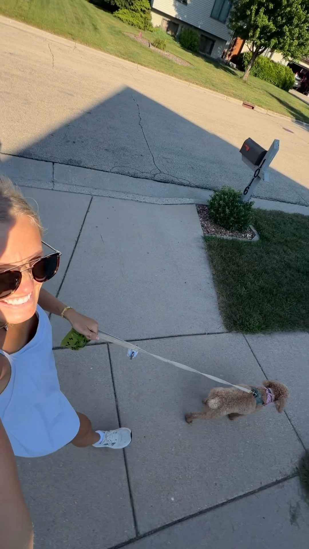 Another summer walking fit — 07.13.26 🩵🌤️

size medium in All In Motion athletic dress from @Target (old but linking the this year’s version & TONS of other cute options)
size 9 in New Balance tennis shoes from @DSW  
🧦 socks are also New Balance from @DSW 
🫐 water bottle is from Walmart

Target finds, Target fashion, Target deals, Target dresses, Target athletic dresses, Walmart athletic dresses, Walmart water bottles, cute water bottle, Amazon athletic dresses, dresses on sale, summer dresses, athletic dresses, blue dresses, DSW finds, DSW footwear, DSW deals, DSW running shoes, white running shoes, New Balance shoes, New Balance finds, New Balance socks, summer outfits, outfit of the day, watch now

#LTKmorningroutine #LTKActive #LTKootd