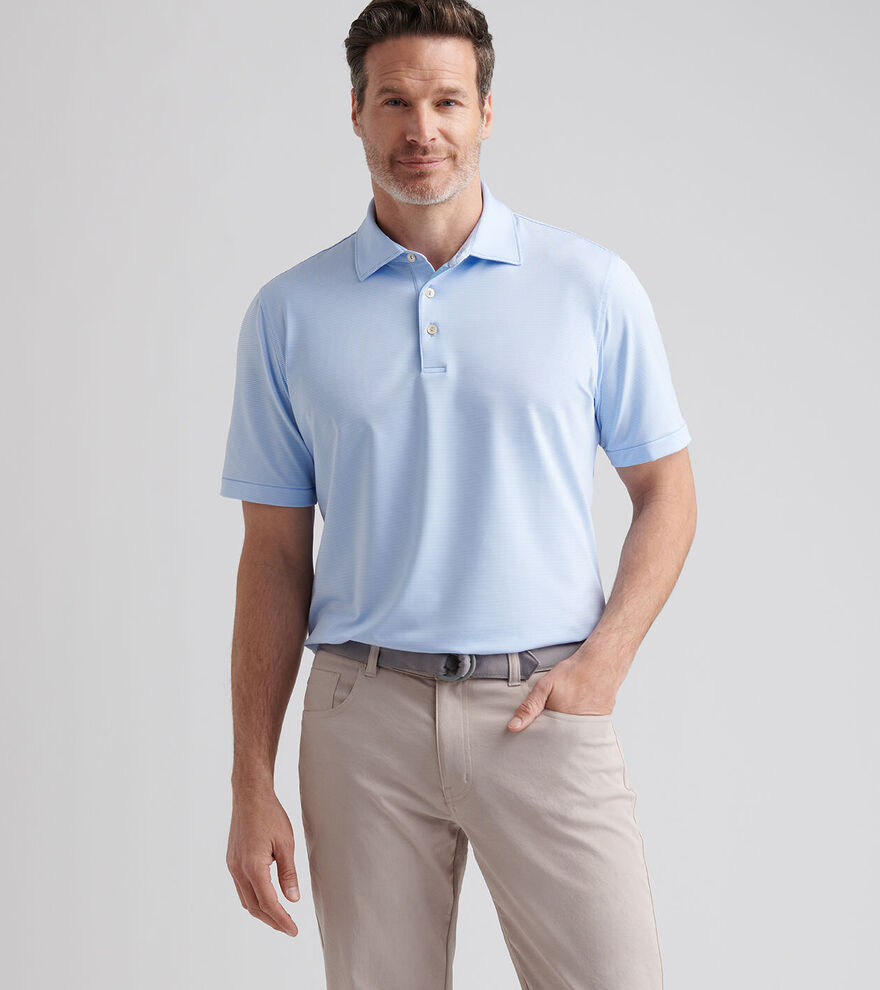 Jubilee Stripe Performance Polo | Peter Millar