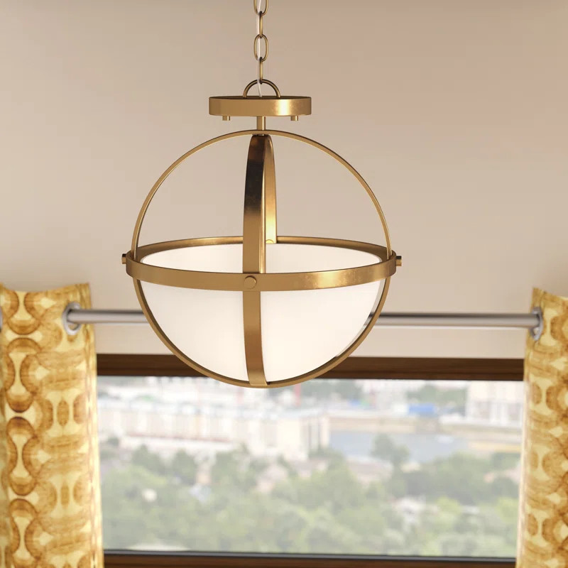 Raine 2 - Light Shaded Globe Chandelier | Wayfair North America