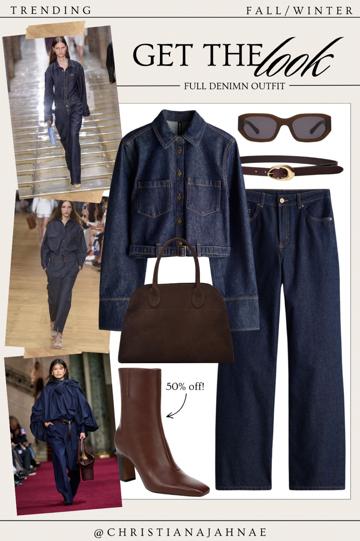 Styling this new denim shirt/jacket from H&M 🍂