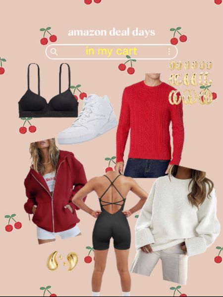 amazon deals: sweaters, workout outfit, workout sneakers, jewelry, gift ideas 

#LTKfindsunder50 #LTKSeasonal #LTKxPrime