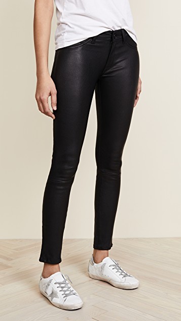 Emma Power Legging Leather & Coated Jeans | Shopbop