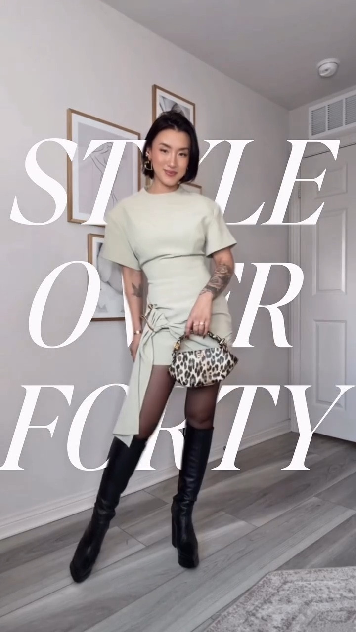 Style Over 40 – Holiday season means parties, gatherings, and all the festive events… so here’s a chic little dress option from Lioness for your consideration ✨

I’m obsessed with this fit — the silhouette is so flattering, and that extra draping with the gold buckle gives it the perfect elevated touch. Holiday-ready without trying too hard 💫

#StyleOver40 #HolidayOutfits #ChicDressStyle #FashionOver40 #FestiveSeasonStyle

#LTKOver40 #LTKootd #LTKHoliday