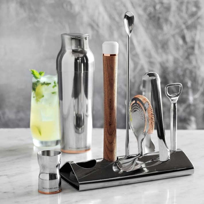 Williams Sonoma Bar Tool Set with Stand | Williams-Sonoma