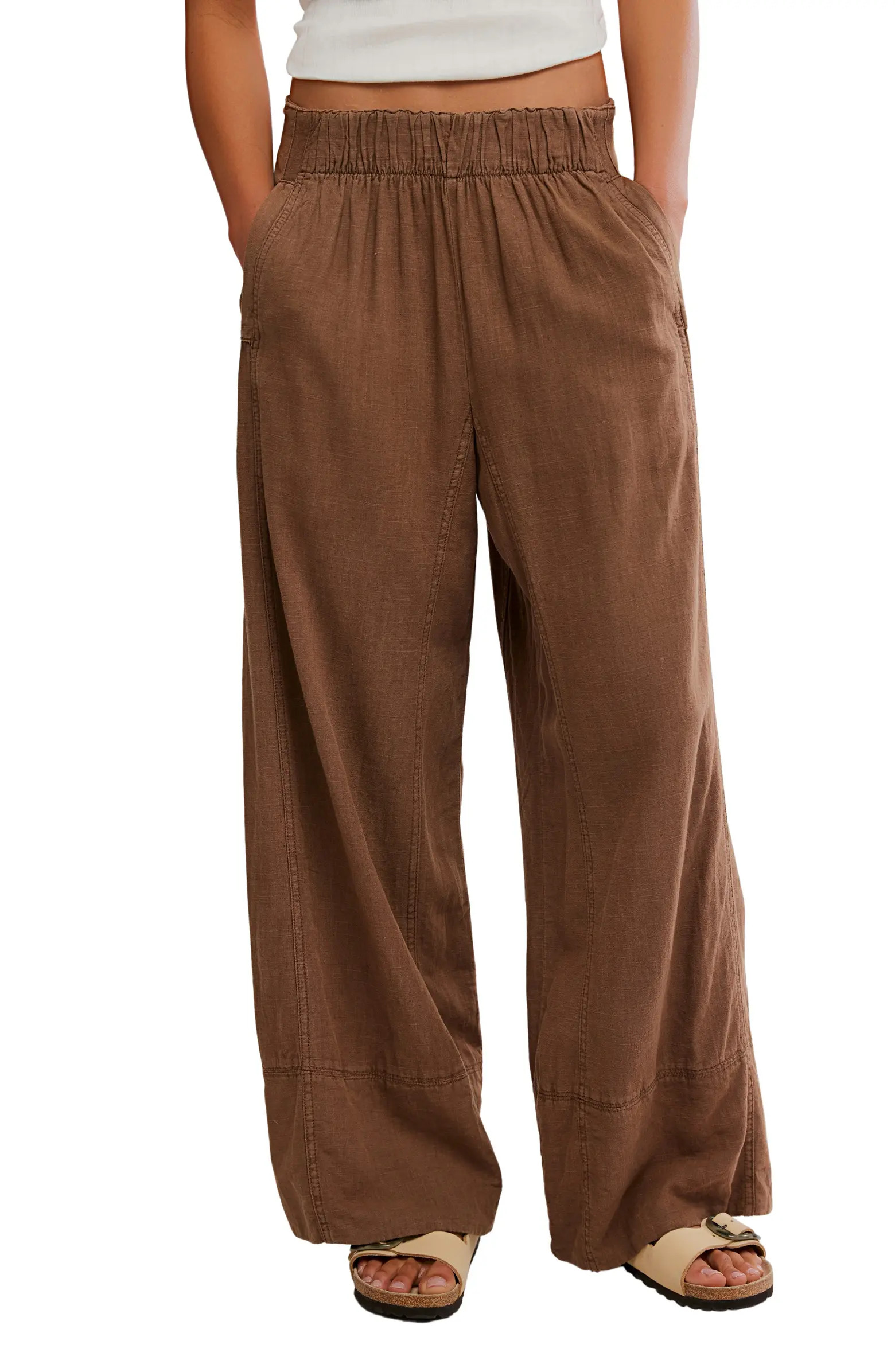 Day's End Linen Blend Pants | Nordstrom