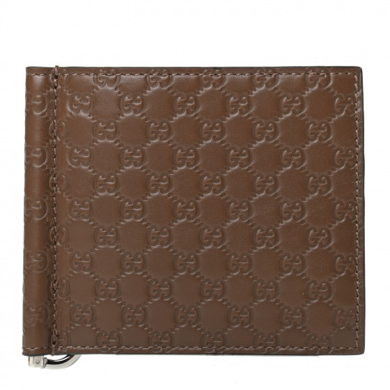 GUCCI Microguccissima Bi-Fold Wallet Brown | Fashionphile