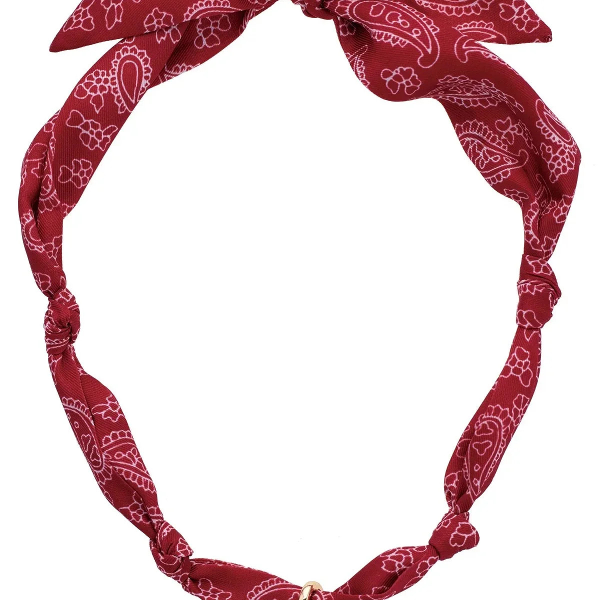 Logo Bandana Scarf Necklace | Arkansas Razorbacks | Stewart Simmons