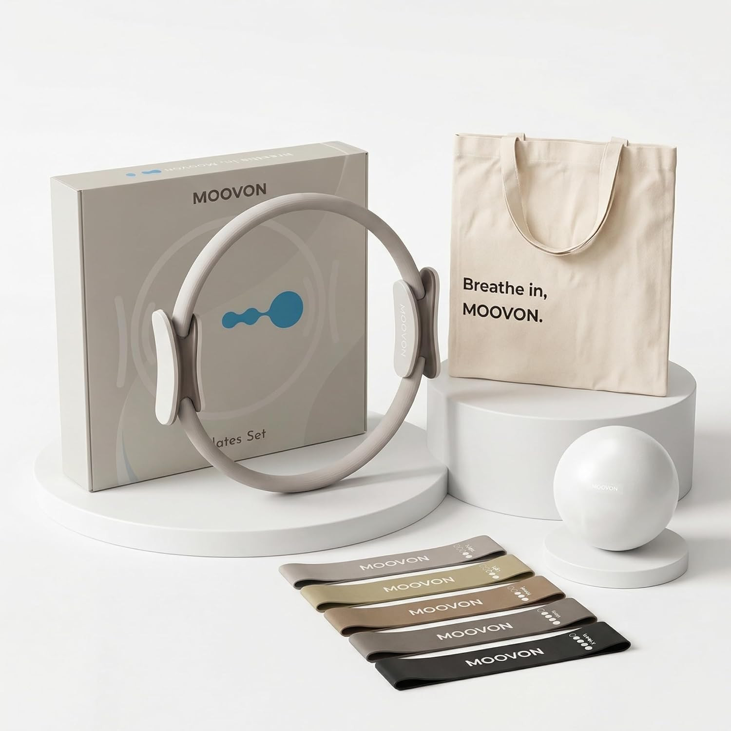 Pilates Equipment Kit for Beginners with Ring, Ball & Resistance Bands | Amazon (US)