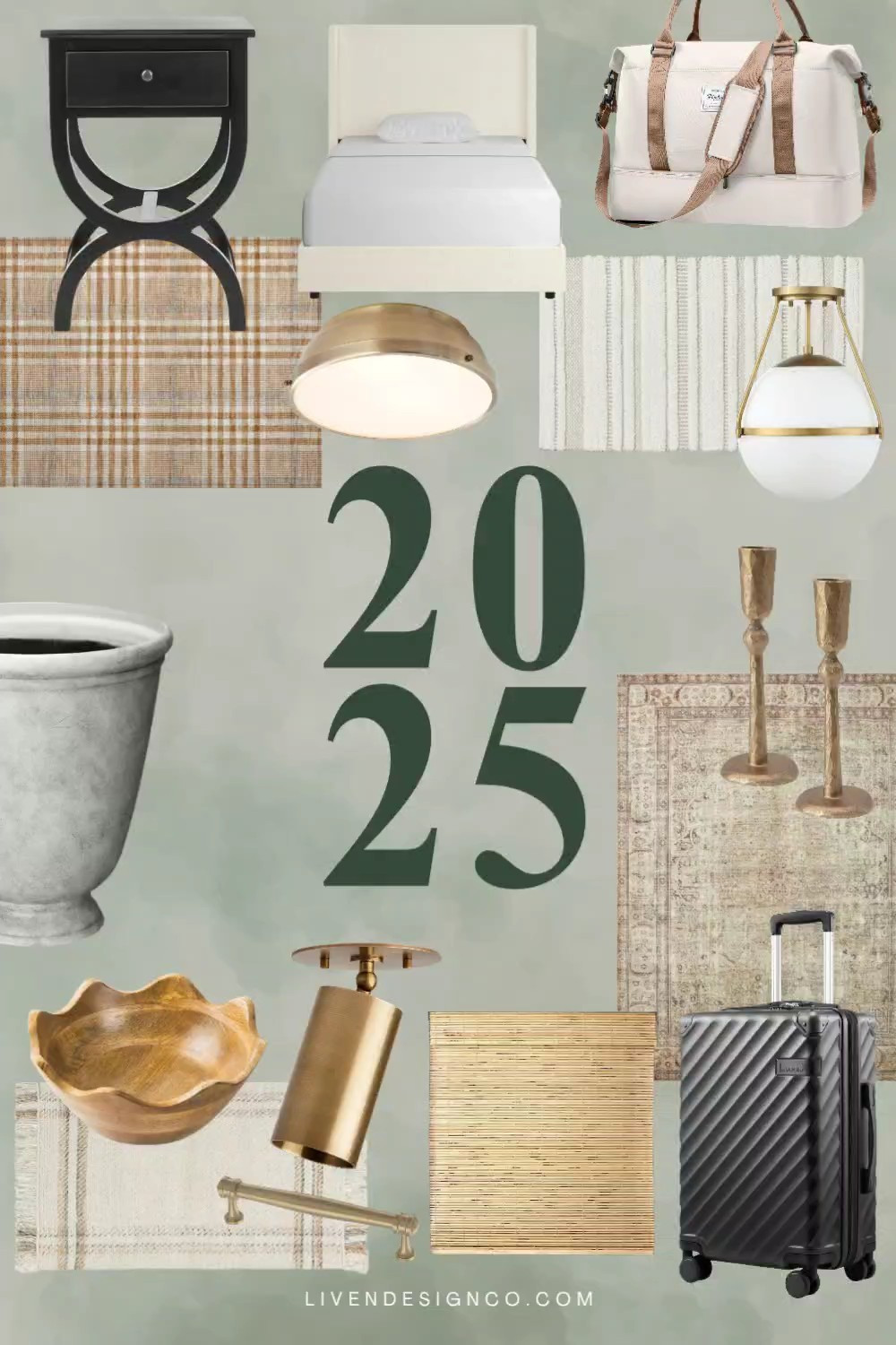 Bestselling items of 2025. Home decor. Flush mount light. Brass flush mount. Dome light. Black nightstand. Planter. Urn. Carry on bag. Weekend bag. Luggage. Brass candlesticks. Amazon. Upholstered bed. Vintage antique rug. Loloi rug. Plaid rug. Accent rug. Neutral bath mat rug. Target home. Globe ceiling light. Bedroom light. Serving bowl. Scalloped bowl. Serving bowl. Brass spot lights. Accent lighting. Woven shade. Champagne bronze gold hardware. Drawer pull. Bathroom hardware. Kitchen hardware. Drawer hardware. 

#LTKSeasonal #LTKHome #LTKSaleAlert