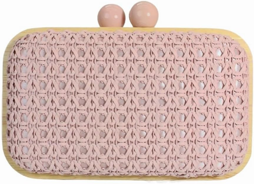 Women Straw Clutch Purse Handwoven Summer Evening Bag Beach Straw Handbag Wedding Party Clutch Ba... | Amazon (US)