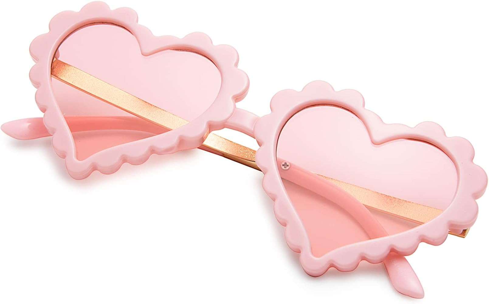 COASION Kids Heart Girls Sunglasses UV 400 Protection for Toddler Party Beach Shades Age 3-10 | Amazon (US)