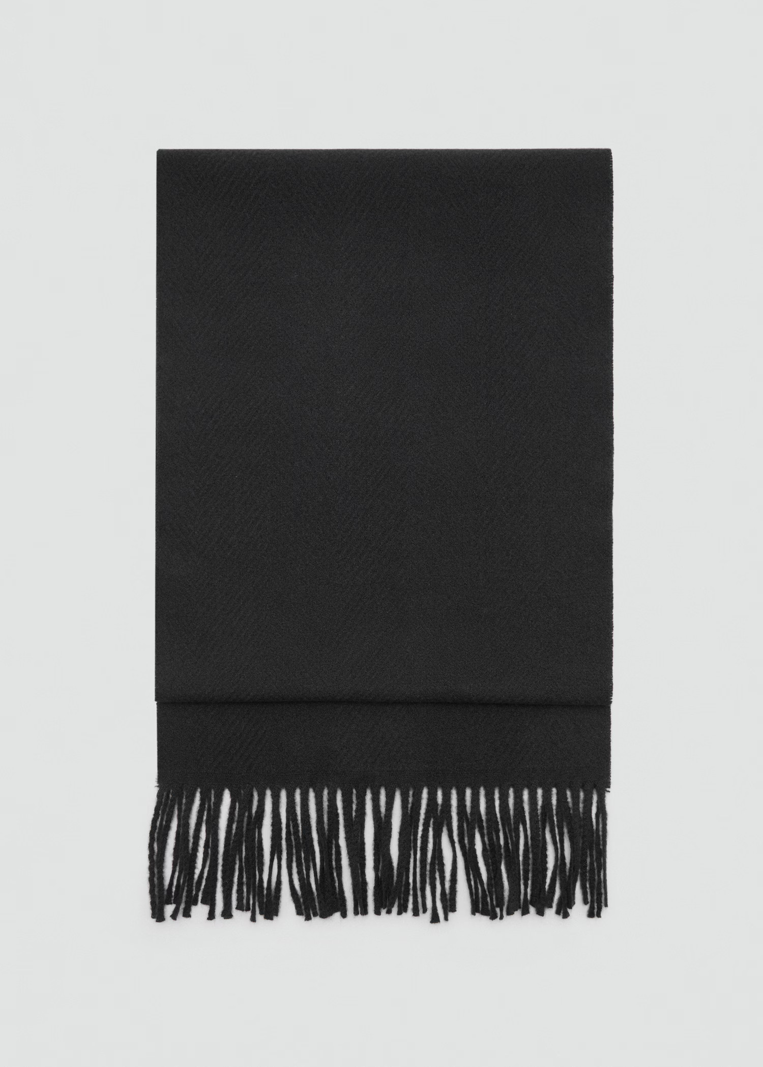 Plain fringed scarf - Men | MANGO USA | Mango (US/MX/AU)