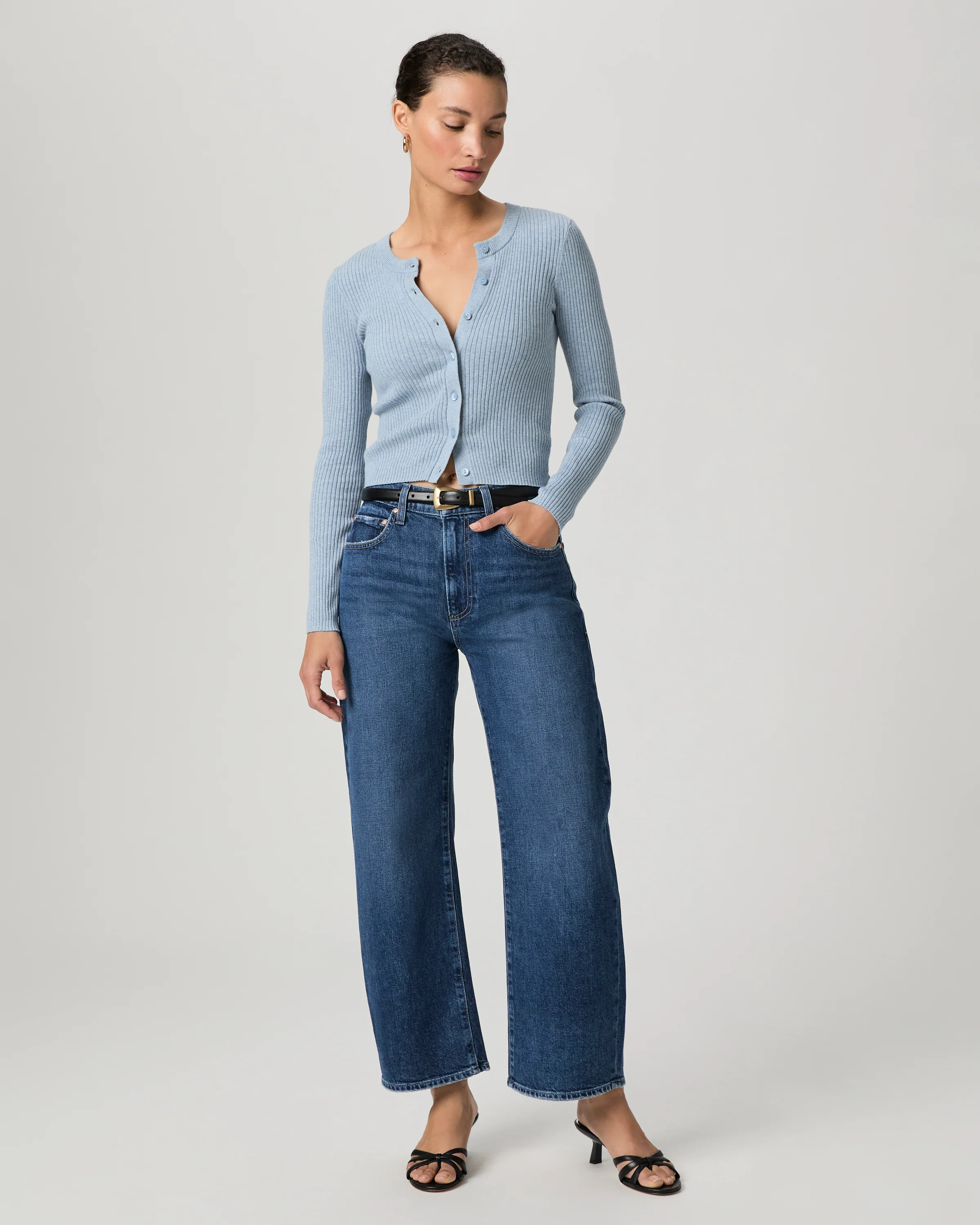 Arellia Ankle Barrel Leg Jean | Paige