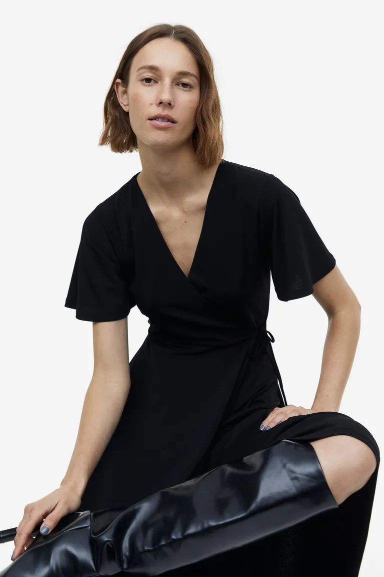 Jersey wrap dress | H&M (UK, MY, IN, SG, PH, TW, HK)