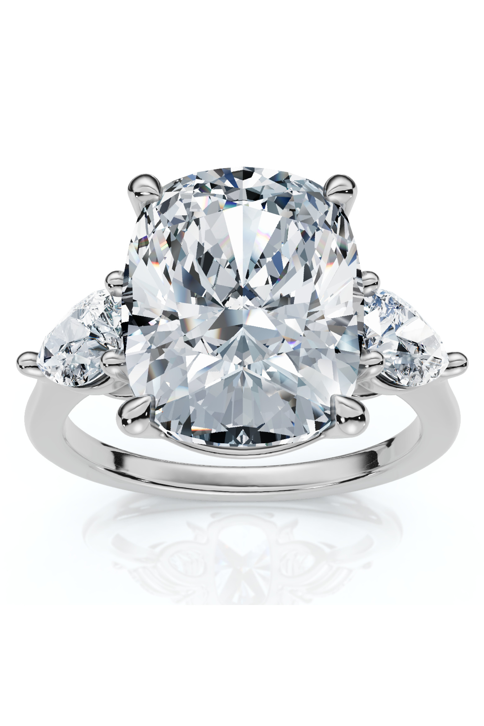 Bliss Diamond Certified 5 3/4Ct Aria Cushion Diamond Engagement Ring 14k Gold or Pt Lab Grown (Wo... | Nordstrom