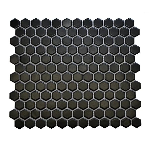 Classic 10" x 10" Porcelain Pebbles Mosaic Wall & Floor Tile | Wayfair North America