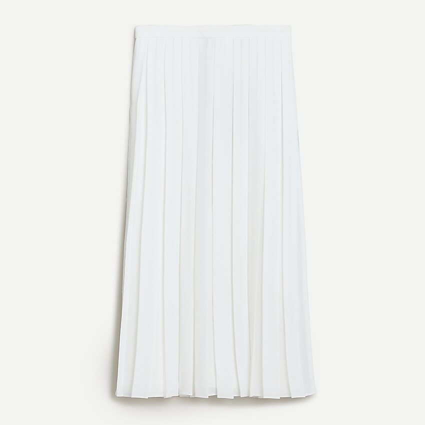 Wide-pleat midi skirt | J. Crew US