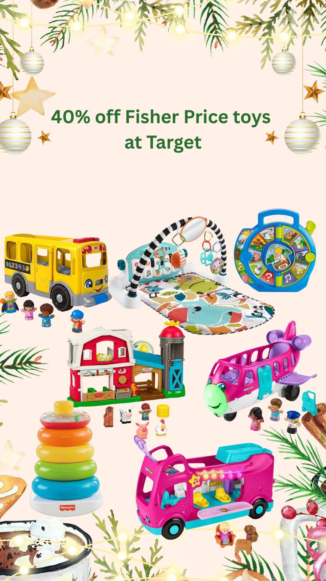 Fisher price toy sale at Target. Toddler toys. Baby toys. Christmas gifts for littles. 

#LTKKids #LTKCyberWeek #LTKGiftGuide