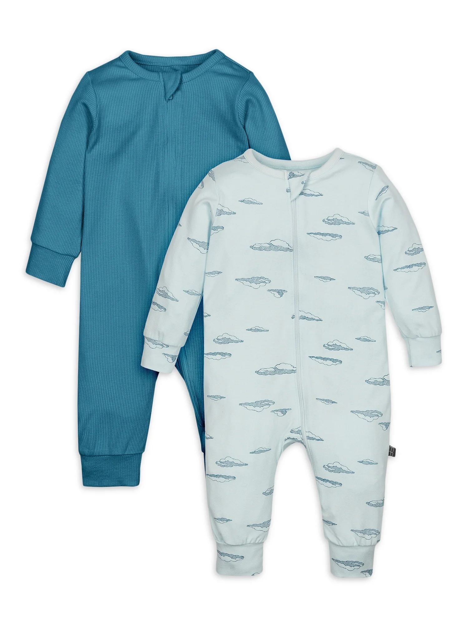 Modern Moments by Gerber Baby Unisex Super Soft Coveralls, 2-Pack, Sizes Newborn - 12 Months | Walmart (US)