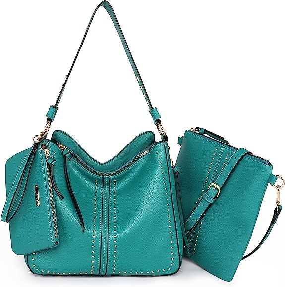 Montana West Tote Handbags for Women Concealed Carry Purses Vegan Leather Hobo Shoulder Bag 3pcs ... | Amazon (US)