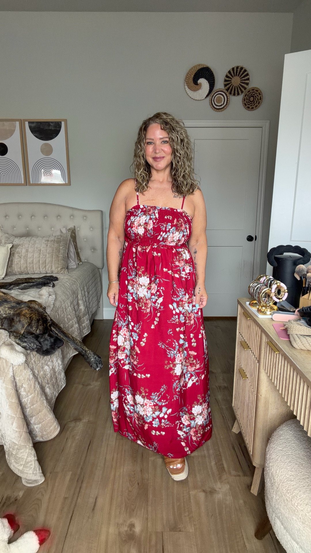 Size large in everything. 

Use code IRONMOM15 for 15% off orders $65+
Use code IRONMOM20 for 20% off items $135+

#LTKOver40 #LTKPetite #LTKMidsize