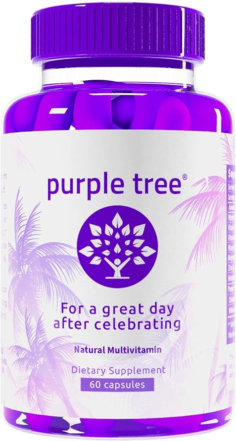 purple tree Post Celebration Wellness Vitamins | Liver Support, Body Replenisher, Rapid Hydration... | Amazon (US)