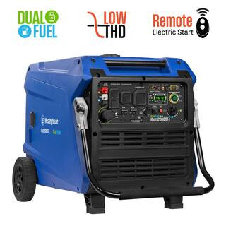 12,000-Watt Remote Electric Start Dual Fuel Gas and Propane Powered Inverter Generator with CO Se... | The Home Depot