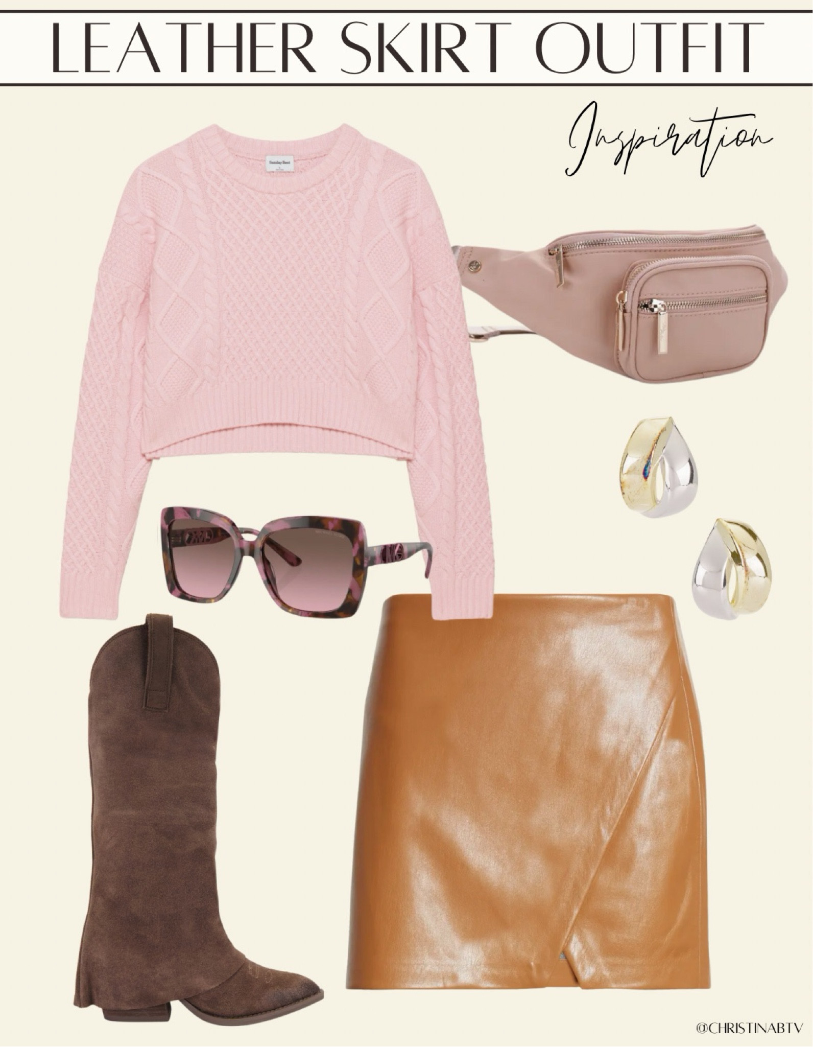 Leather mini skirt outfit 

#LTKFallSale #LTKSeasonal #LTKStyleTip