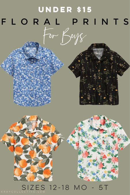 Boys floral button downs under $15, Easter outfit is now complete.

Boys easter outfits | easter | Easter tops | boys spring outfits | Spring floral outfits 

#boysoutifts #boysspringoutfits #boyseasteroutfits #toddlerboyoutfits #easteroutfits 

#LTKunder50 #LTKSeasonal #LTKkids