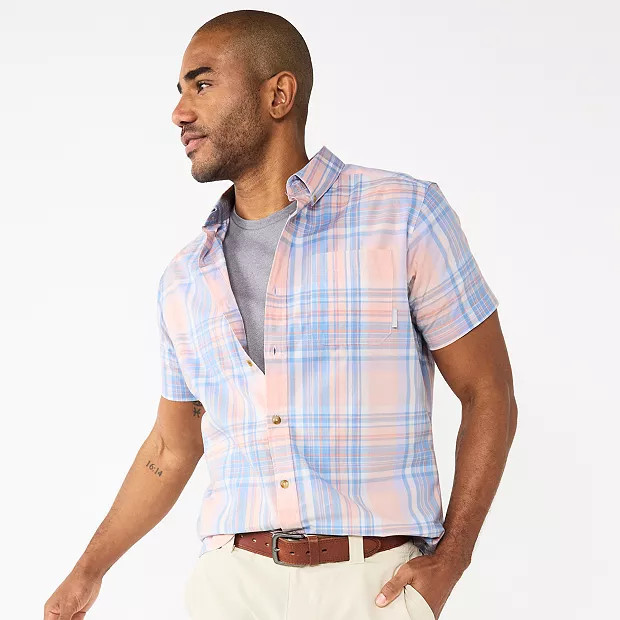 Men's Columbia Rapid Rivers II Plaid Woven Button-Down Shirt | Kohl's