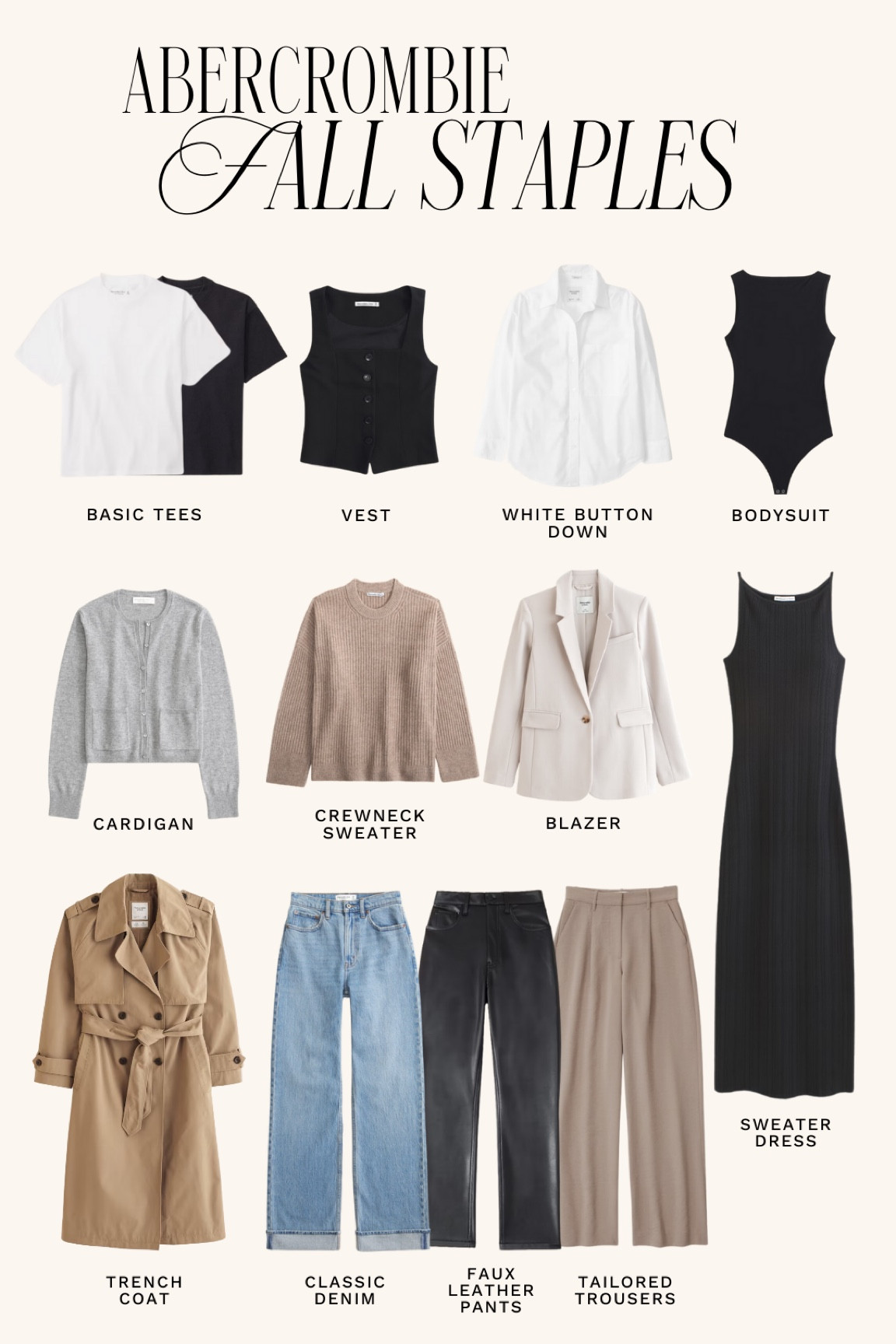 Abercrombie staples all 20% off!

#LTKSaleAlert #LTKFallSale #LTKStyleTip