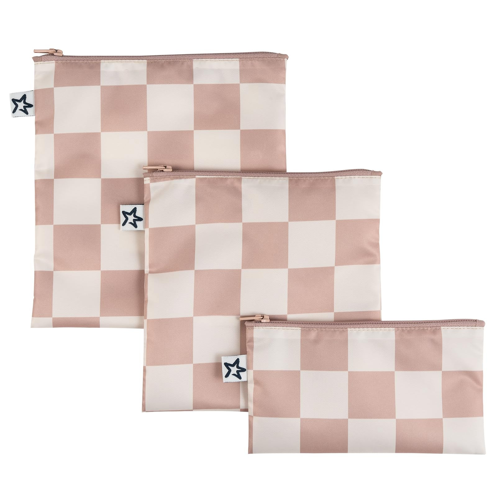 Tiny Twinkle Reusable Snack Bags for Kids – 3 Pack Snack Pouches & Sandwich Bag for Toddlers ... | Amazon (US)