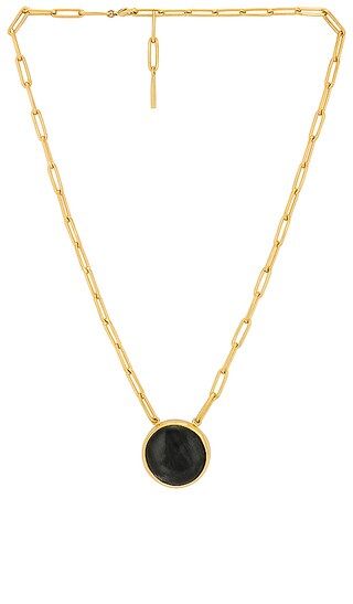 SOKO Wazi Horn Statement Necklace in Metallic Gold. | Revolve Clothing (Global)