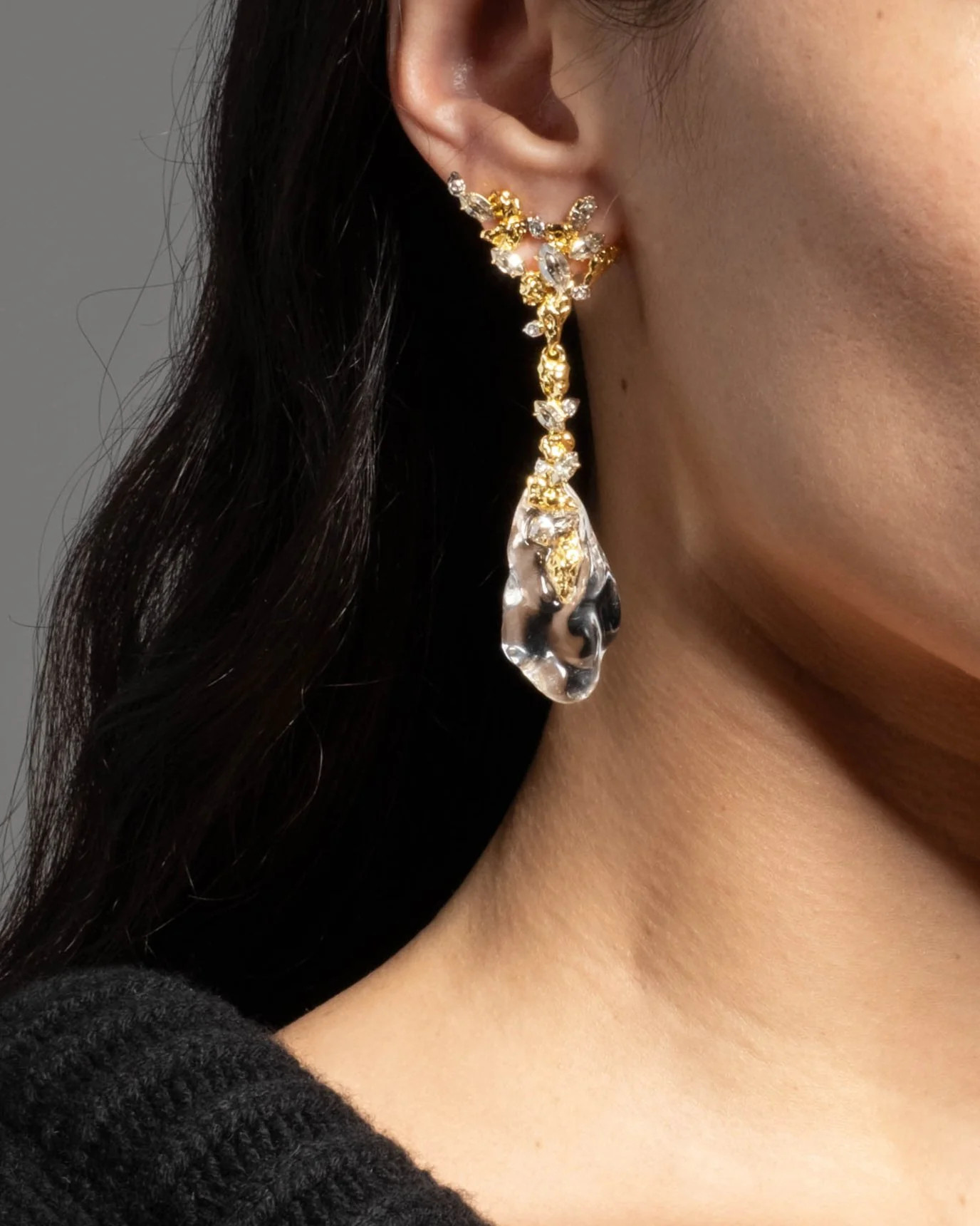Lucite Post Drop Earring - Dream Rain | ALEXIS BITTAR | Alexis Bittar
