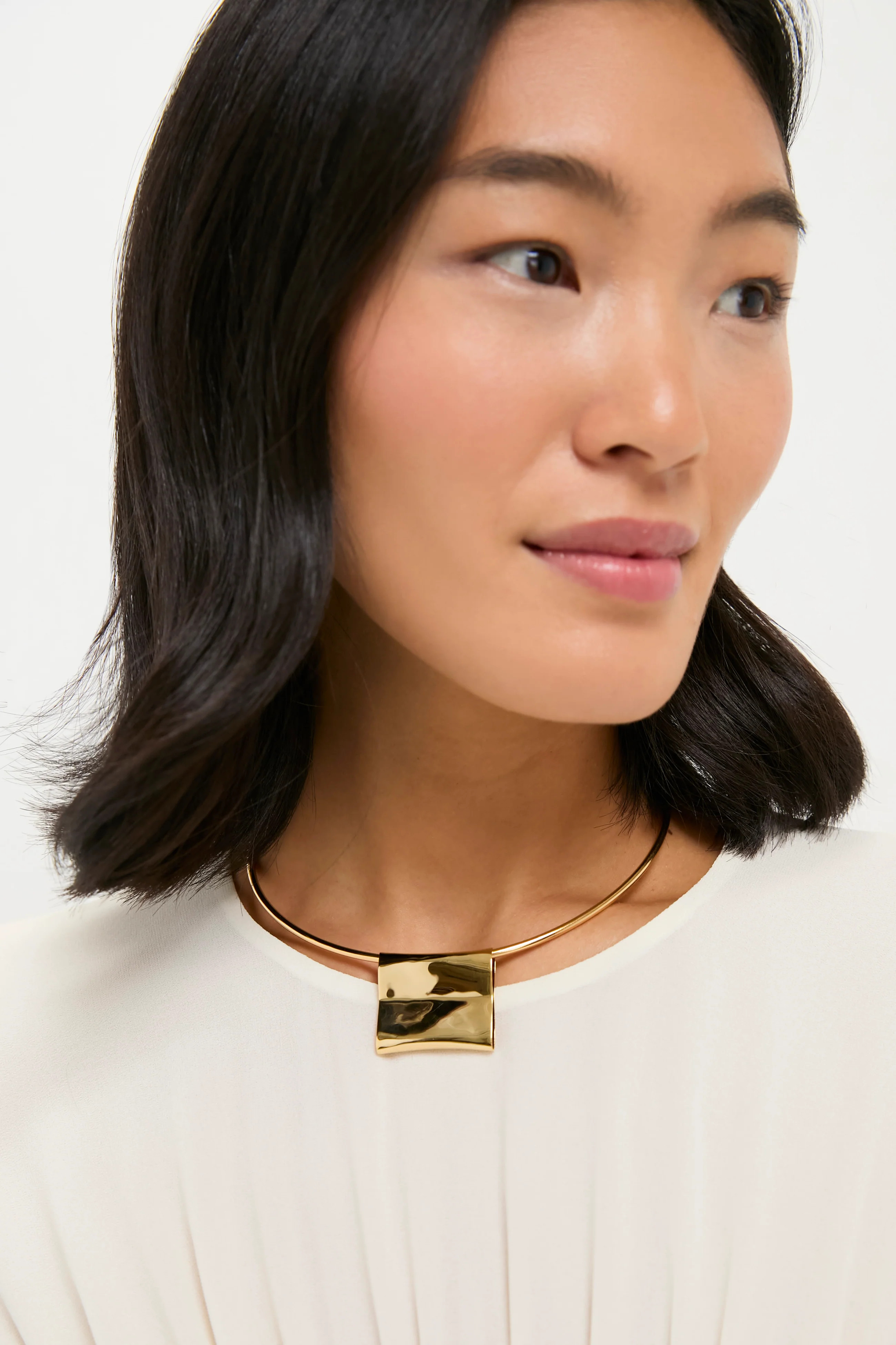 Gold Plated Carre Necklace | Tuckernuck (US)