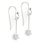 Star Fairy Wand Dangle Earrings Argentium Silver Wires | Amazon (US)