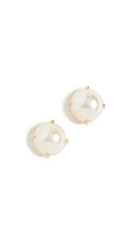 Lele Sadoughi Women's Ashford Imitation Pearl Studs, Ivory Pearl, Off White, Gold, One Size | Amazon (US)