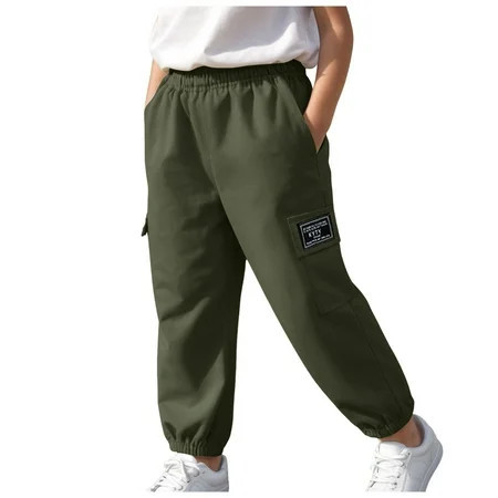 TSHXS Clothes For Teen Boys Boys Summer Pants Boy'S Cargo Joggers Pants Youth Hiking Lightweight Pants For Sports Outdoor 6-7 Years | Walmart (US)