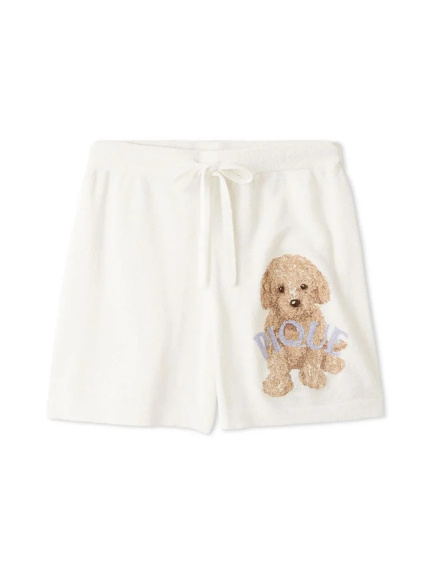 Toy Poodle Jacquard Lounge Shorts | Gelato Pique