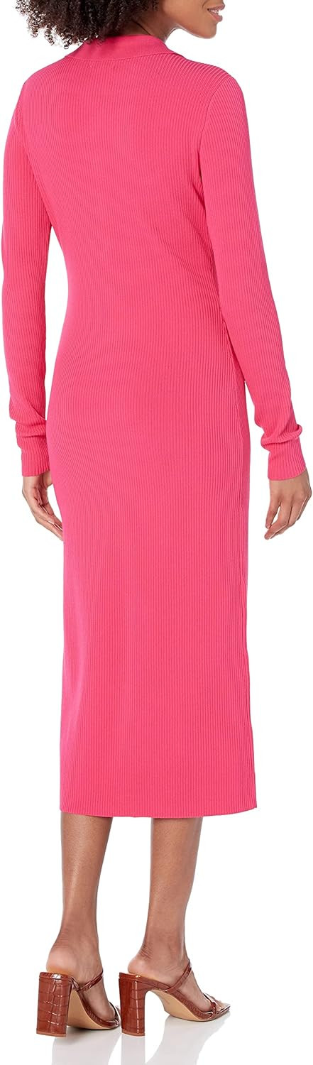 The Drop Women's Jaxon Rib Button Down Sweater Dress | Amazon (US)