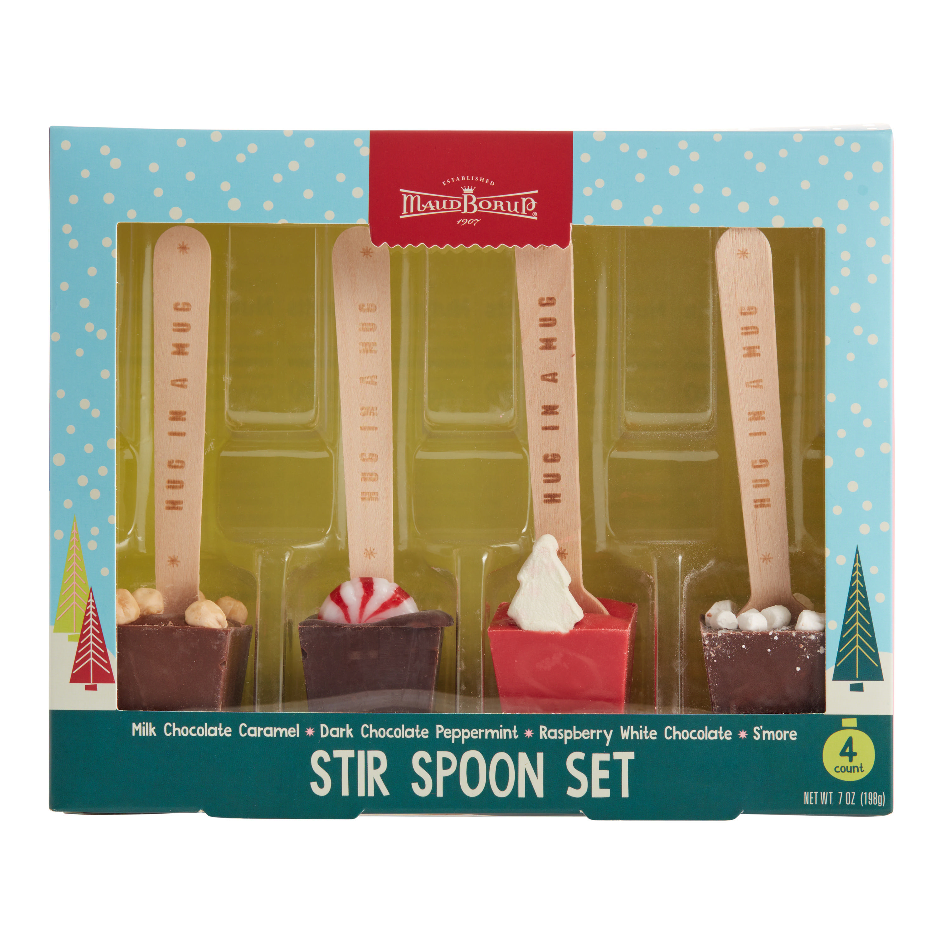 Maud Borup Hot Chocolate Stir Spoons 4 Pack | World Market