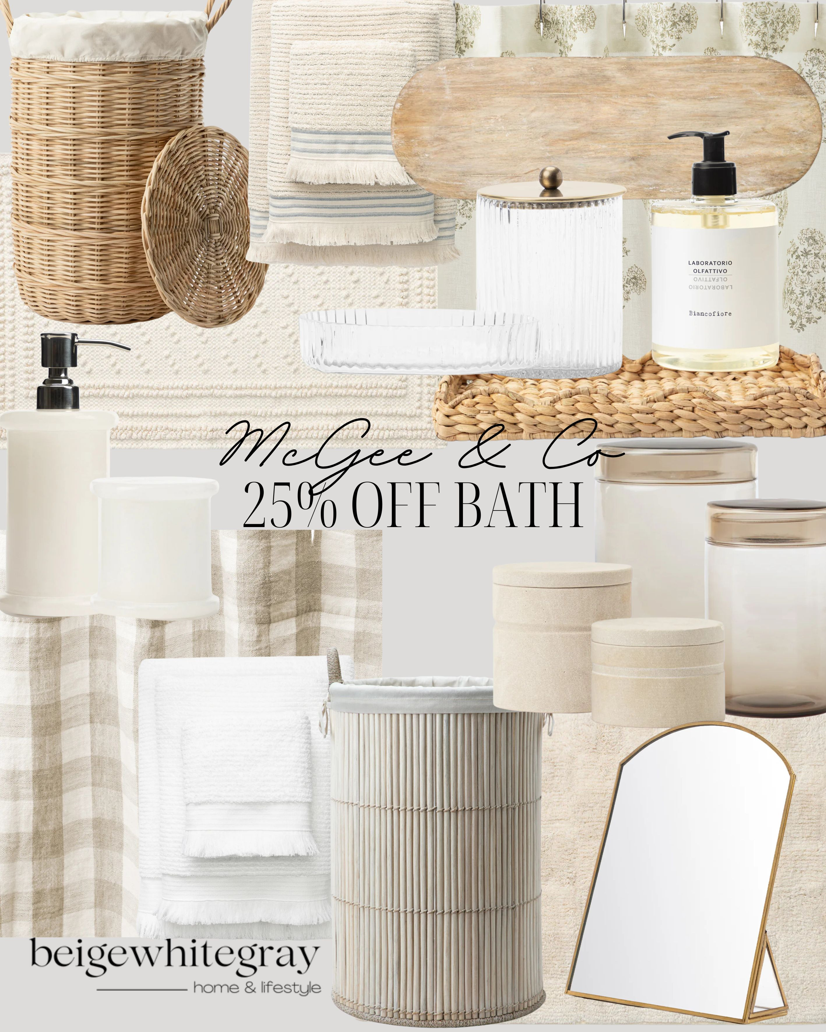 25% Off Bathroom Essentials at McGee and Co!
McGee and Co Sale / McGee and Co Bath Decor / Plush Bath Towels / Waffle Weave Towels / Brass Hardware Fixtures / Light Bath Mats / Pastel Shower Curtains / Glass Soap Dispensers / Wall-Mounted Towel Racks / Ceramic Toothbrush Holders / Minimalist Vanity Mirrors / Spring-Scented Candles / Faux Greenery for Bathrooms / Floating Shelves / Decorative Trays / Soft Linen Hand Towels / Lighted Vanity Mirrors / Neutral Bathroom Rugs / Frosted Glass Jars / Aromatherapy Diffusers / Floral Bath Towels / Gold Towel Rings / Modern Soap Dishes / Woven Storage Baskets / Subtle Patterned Tile Accents / Soft White Lighting /  

 

#LTKHome #LTKSaleAlert #LTKStyleTip