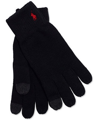 Polo Ralph Lauren Men's Knit Touch Glove - Macy's | Macy's