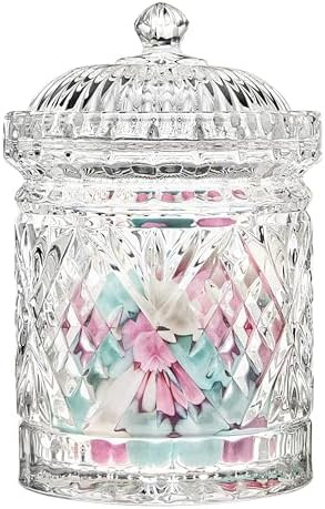 Godinger Canister Set, Crystal Glass Canisters Food Storage Candy Jars - Dublin Collection, Set o... | Amazon (US)