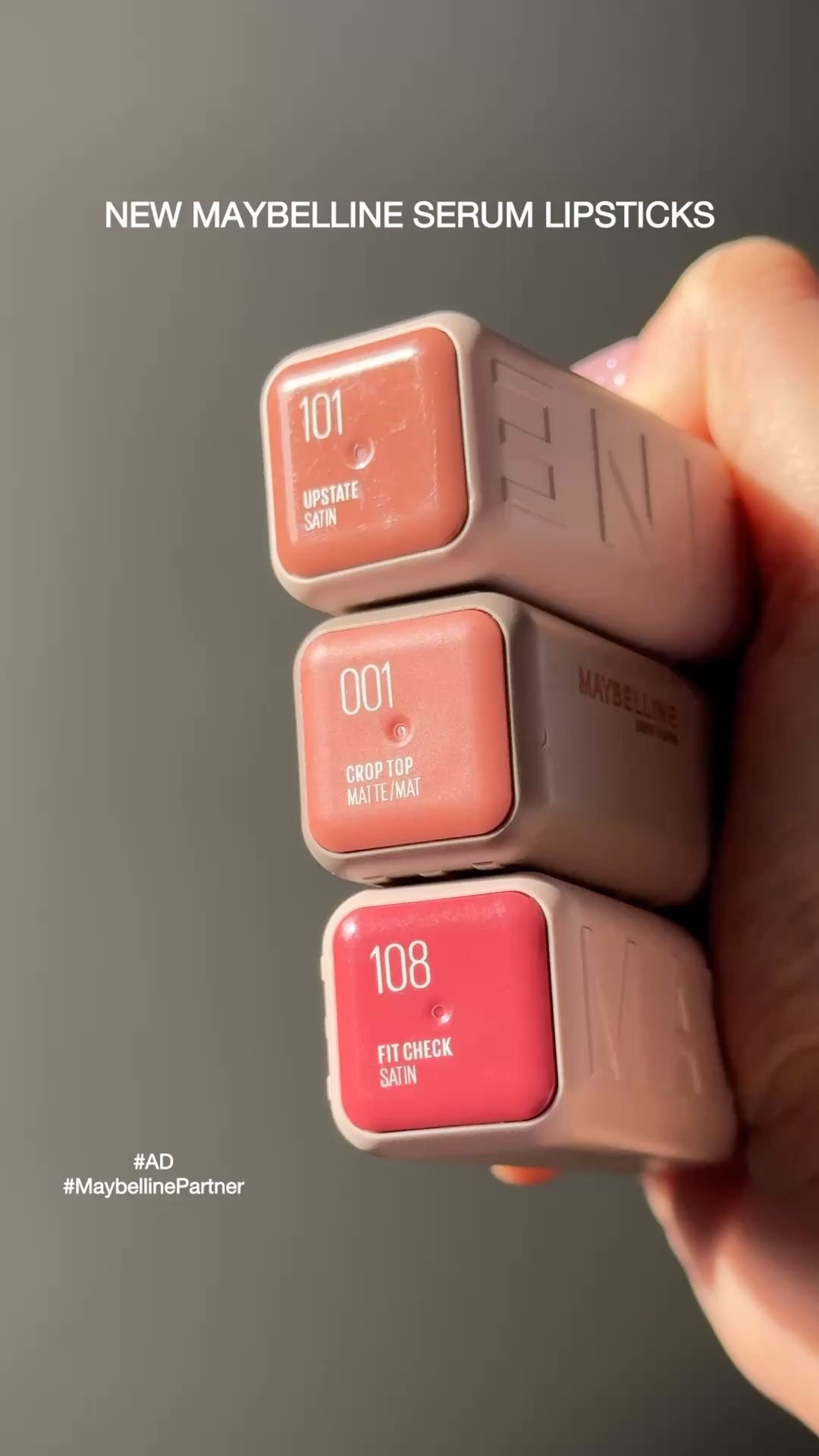 #ad #MaybellinePartner The new @Maybelline Serum Lipsticks are infused with hyaluronic acid + oil for 8 hours of plumping moisture! 🫦

Available at @Target! Which shade are you grabbing first?! 👀

#TargetPartner #Target