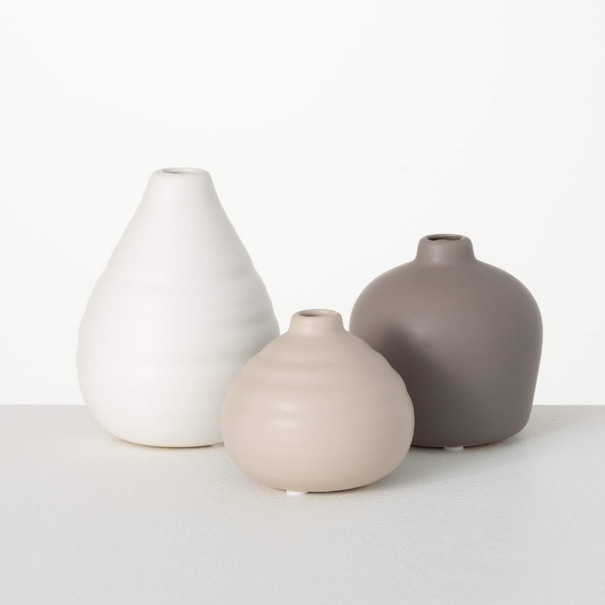 Sullivans Modern Vase Set of 3, 5"H, 4"H, 3"H, Multicolored | Target