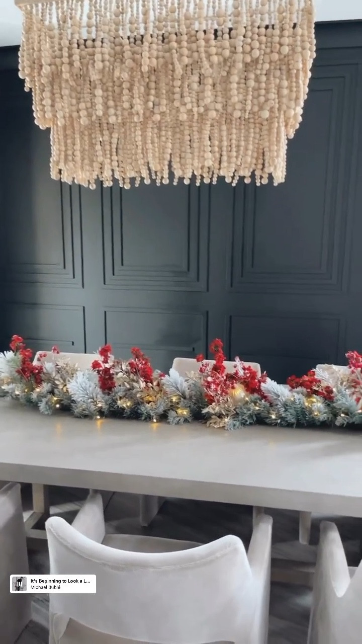 Christmas center piece garland that looks elegant and sophisticated

#LTKHoliday #LTKhome #LTKSeasonal