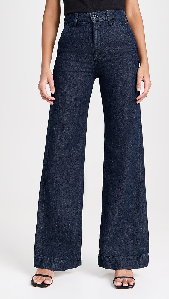 Denim Trousers Indigo Linen | Shopbop