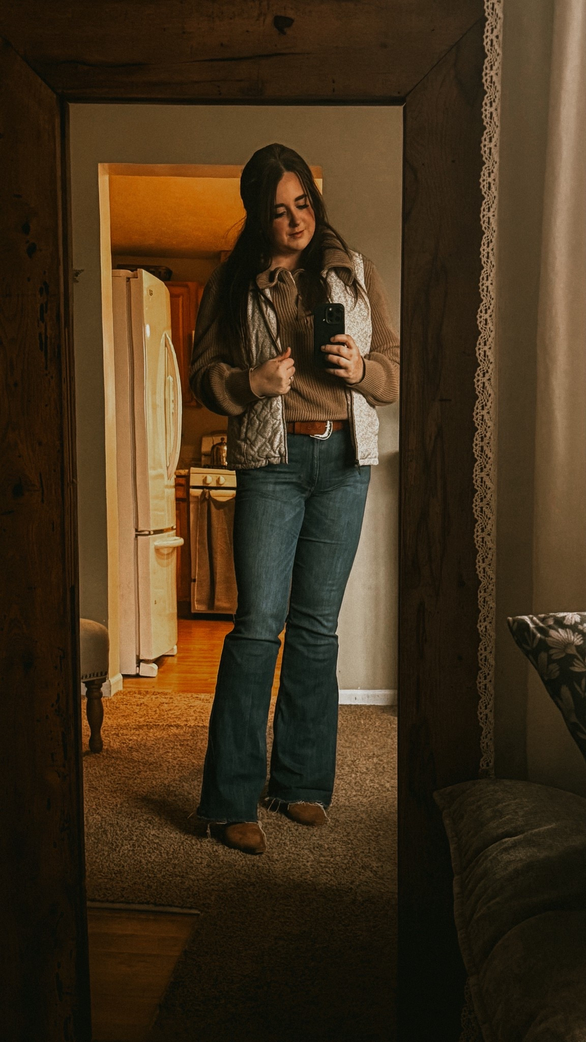 Western winter casual OOTD